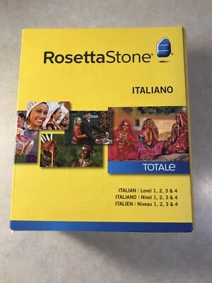 New Rosetta Stone Italian Version 4 Level 1, 2, 3, 4 Sealed Italiano - Image 1 of 4