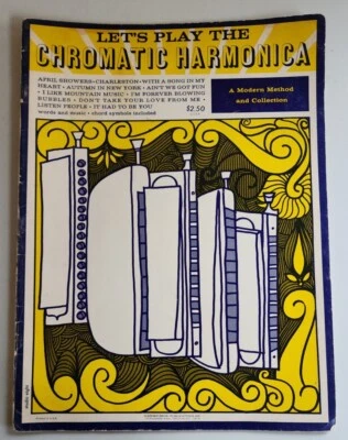 Vintage Let's Play the Chromatic Harmonica A Modern Method and Collection  - Image 1 of 3