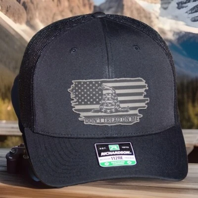 Richardson American Don’t Tread On Me Patriot Malla SnapBack Sombrero Béisbol Camionero Foto 1 de 3
