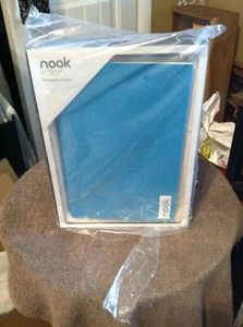 Nook Color Protective Cover Turquoise Barnes & Noble Cloth Exterior Soft Lining - Picture 1 of 10