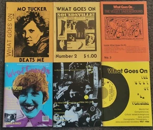 Velvet Underground, What Goes On #1-6 + Flexidisc, Poster, VU Meter, 70s-90s - Foto 1 di 11