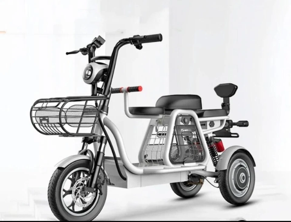 Dreirad Elektrische Scooter, Mutter - Kind oder Senioren Fahrrad, Sehr Praktisch - Bild 1 von 4
