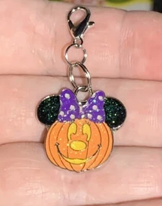 Dije de calabaza plateado Minnie Mouse tirón con cremallera y llavero ¡Clip adicional!¡! - Imagen 1 de 9