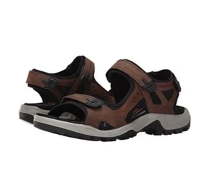 ECCO Offroad Z19105 Men's Espresso/Cocoa Nubuck Hiking Sandal Size 10-10.5 M - Picture 1 of 6
