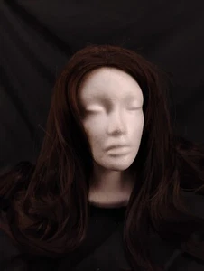 New Born Free Foxy Lady Long Dark Brown Wig - Picture 1 of 9