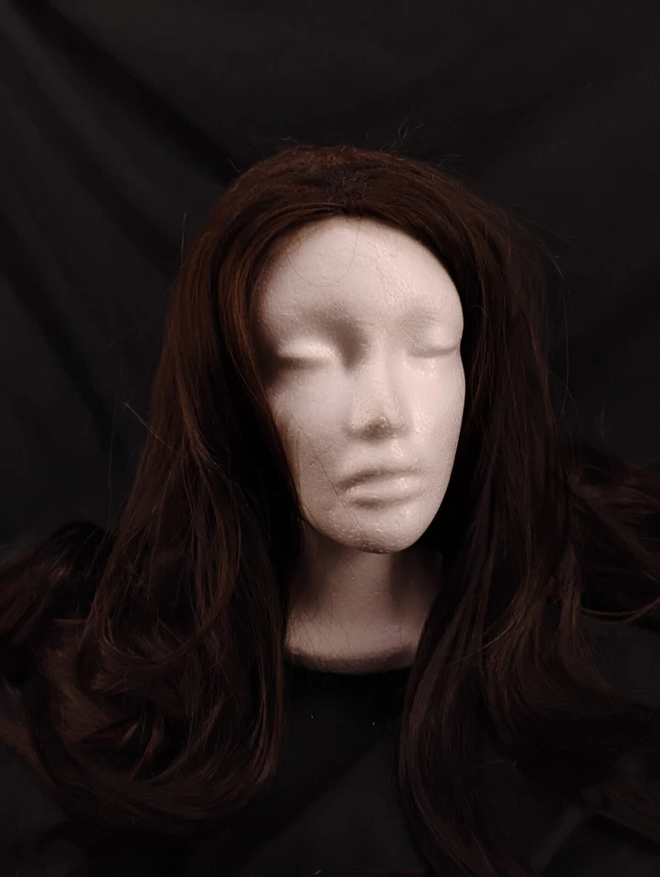 New Born Free Foxy Lady Long Dark Brown Wig - Image 1 of 4