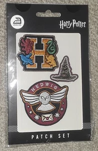 Juego de 3 parches de Harry Potter sombrero de seto de hierro nuevo - Imagen 1 de 1