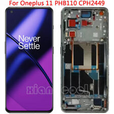 OEM AMOLED LCD 6.7" For OnePlus 11 1+11 LCD Touch Screen±Frame Replacement Parts