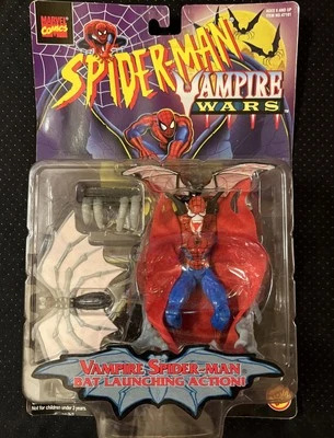 ToyBiz Marvel Comics Vampire Spider-man 1996 n.º 47191 sellado Foto 1 de 4