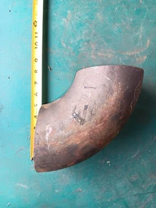 90 Degree 5" Exhaust Elbow 5" OD x 5" OD C500 - Bild 1 von 1