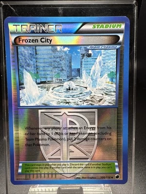 Frozen City (Team Plasma) Plasma Freeze Pokémon 100/116 Reverse Holo - Image 1 of 2