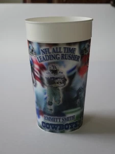 Dallas Cowboys - Emmitt Smith - Plastic Beverage Cup - NFL - Picture 1 of 6