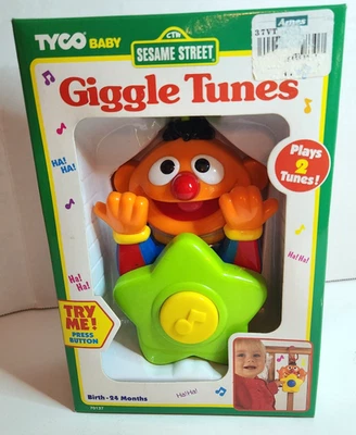 Vintage Fisher Price Sesame Street Giggle Tunes Elmo Brand New Open Package 1996 - image 1 of 4