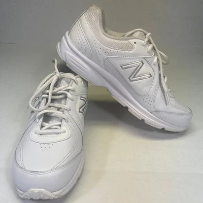 New Balance 女式 WW411WT 步行鞋白色 9.5 码 — 第 1/4 张图片