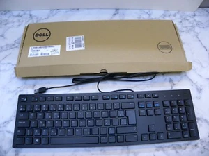 NEW DELL KEYBOARD KB216 0RX6RM USA ENGLISH LAYOUT QUIET KEY KEYBOARD FREE P&P - Picture 1 of 2