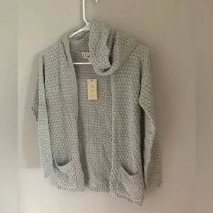 PINK REPUBLIC Girls Gray Sparkly Sweater Size M 10-12 NWT - Picture 1 of 5