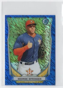 2014 BOWMAN CHROME MINI TOP 5 BLUE /250 GEORGE SPRINGER - Picture 1 of 2