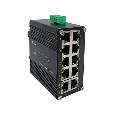 Hardened Industrial Gigabit Compact Ethernet Switch 10-Port 10/100/1000BASE-T... - Image 1 of 4