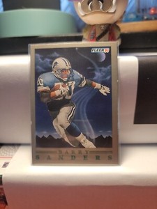 Barry Sanders 1991 Fleer Pro Visions Silver Streak 