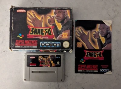 Shaq Fu - SNES Super Nintendo Includes Manual Boxed No Inner Tray PAL - Image 1 of 4
