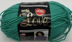 Red Heart With Love Yarn "Jadeite" 1 Skein #1691 - Picture 1 of 3