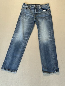 American Eagle Jeans Men's 32x30 Blue Denim Straight Medium Wash - Picture 1 of 10