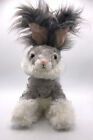 Dandee Plush Easter Bunny Rabbit Soft Stuffed Animal White Grey Stuffed 14? Hare