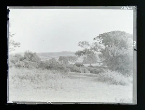 Antique Glass Negative "Countryside Hills View" 1800-1900s 10.7x8.2cm #4.25 - Picture 1 of 3