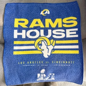 2022 Rams Vs Bengals Super Bowl LVI Rally Towel Stadium Giveaway NFL Cincinnati - Picture 1 of 2