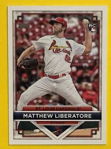 MATTHEW LIBERATORE 2023 Topps Novato Insignia #22 Cardenales de San Luis - Imagen 1 de 2
