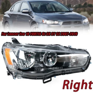 Right Side HID LHD Xenon Headlight For Lancer Evo 10 FORTIS Gt CX CY CZ 2007-19 - Picture 1 of 22