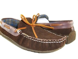 Club Room Verbier Men's Canoe Moc Shoes Leather Size S (7 - 8) - Bild 1 von 4
