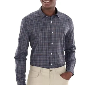 Member's Mark Men's Long Sleeve Slim Fit Benton Performance Shirt Large - Picture 1 of 3