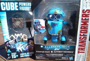 Transformers AllSpark Tech Autobot Sqweeks Cube Power Figure Starter Pack Hasbro - Picture 1 of 11