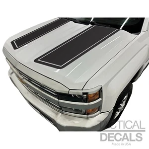 Hood Tailgate Stripes Kit for 2014-2019 Chevy Silverado HD 2500 1500 +extra HDK2 - Picture 1 of 8