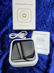 Portable Mini Printer NEU OVP tragbarer Mini Drucker Bluetooth - Afbeelding 1 van 2