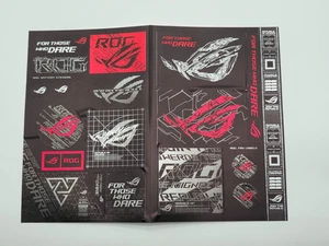 Décalcomanies feuille autocollant Republic of Gamers ROG Asus - Photo 1/1