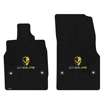 Juego de 2 alfombrillas Lloyd para Corvette C8 2020-2026 (excluye E-RAY), carbón Foto 1 de 4