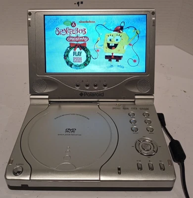 Polaroid PDV-0713A 7" Plateado Reproductor de DVD Portátil Coche Pantalla Ancha Películas Medios Foto 1 de 4