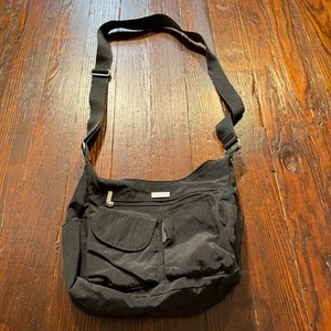 Baggallini Crossbody Travel Shoulder Sling Bag Purse - Black - Picture 1 of 9