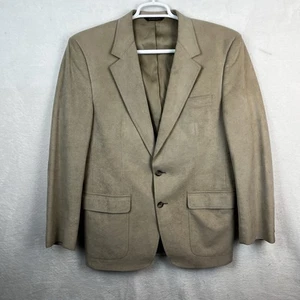 Vintage Ultra Wildleder Herren Blazer Gr. 42 Beige Western Jacke Sport Mantel Made in USA - Bild 1 von 14