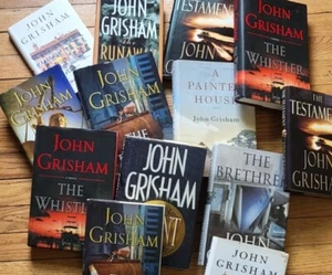 Lot of 10 John Grisham Hardcovers - Random - Free Shipping- Very Good GREAT GIFT - Picture 1 of 1