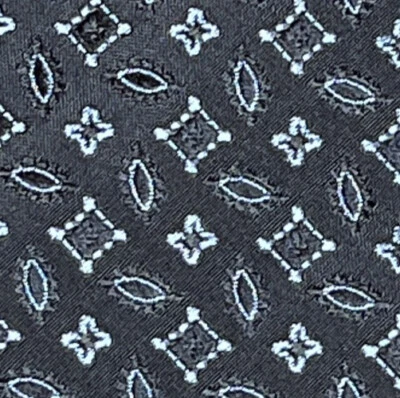 Corbata de seda tejida geométrica para hombre Z ZEGNA (PRECIO DE VENTA SUGERIDO POR EL FABRICANTE £165/£265). Y4 Foto 1 de 4