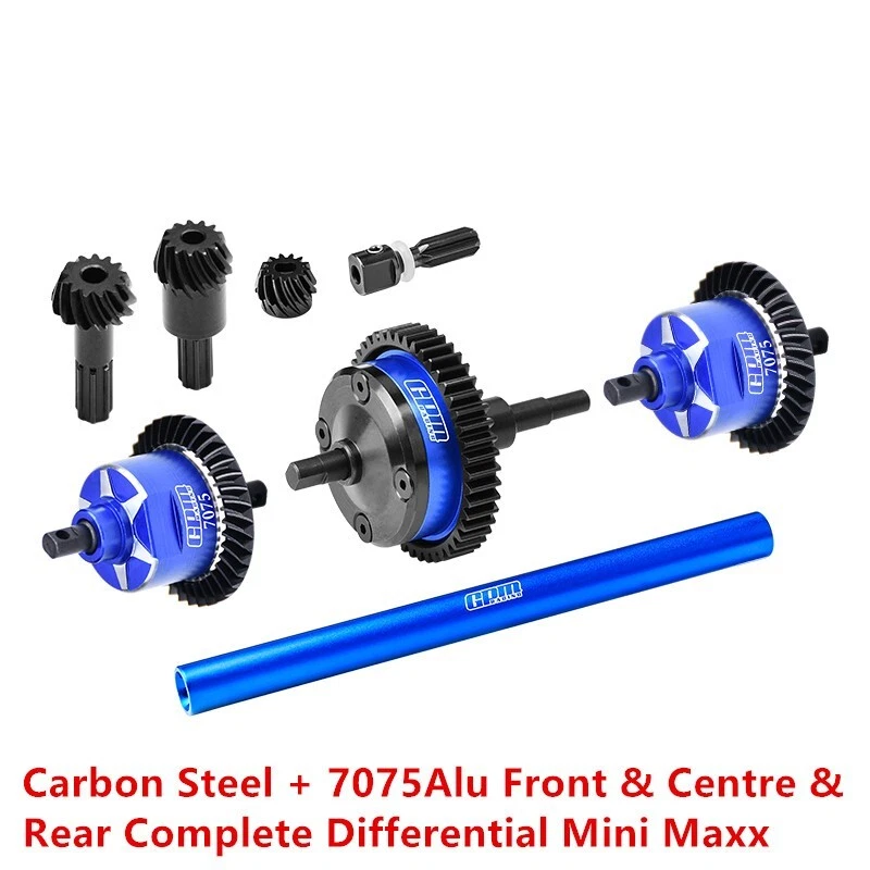 GPM Carbon Steel + 7075 Alu Front & Centre & Rear  Differential For TRAXXAS Mini - Image 1 of 1