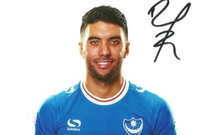FOTO RETRATO + CERTIFICADO DE AUTENTICIDAD PORTSMOUTH: Danny Rose firmado 6x4 2017/2018 - Imagen 1 de 1