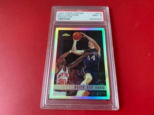 Novato Keith Van Horn 1997 Topps cromo refractor como nuevo PSA 9 - Imagen 1 de 2