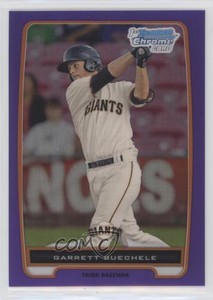 2012 Bowman Chrome Prospects Retail Purple Refractor /199 Garrett Buechele