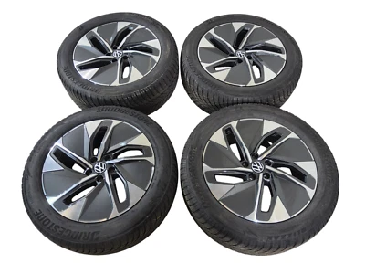 Original VW ID4 ID5 Winter Felgen 235 55 19 255 50 19 Bridgestone Winterräder - Bild 1 von 4