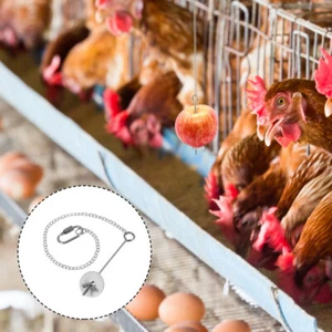 Unders Feeder Futter Trog Hühner Lebensmittel Halter Huhn Gemüse Hängen Feeder - Bild 1 von 11