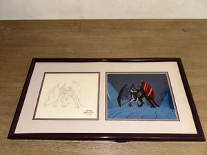 Gargoyles Original Animation Cel and Drawing Framed RARE Episode "The Edge" - Picture 1 of 7